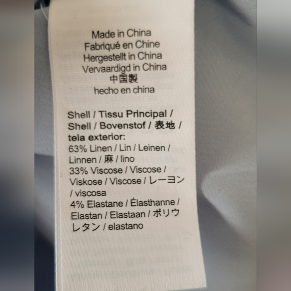 J. Crew Light Blue Puff Sleeve Mini Dress W/ Gold Buttons - Picture 11 of 13